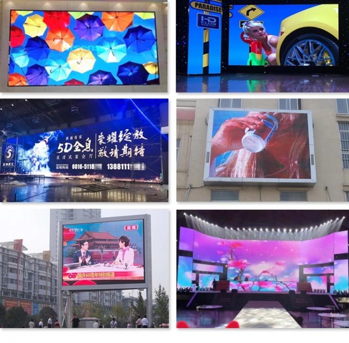 Τηλεοπτικοί πίνακες διαφημίσεων 1 τοίχων επίδειξης διαφήμισης των υπαίθριων υψηλών φωτεινότητας SMD P4 πλήρων οδηγήσεων χρώματος