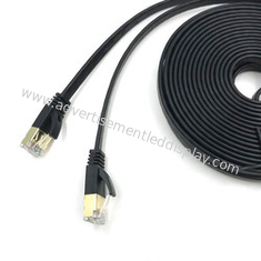 Μαύρο υπαίθριο καλώδιο καλωδίων SASO Gigabit Ethernet συνδετήρων δικτύων