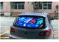 οθόνη των οδηγήσεων 1000x375mm για το πίσω παράθυρο αυτοκινήτων, επίδειξη μηνυμάτων αυτοκινήτων P3.91