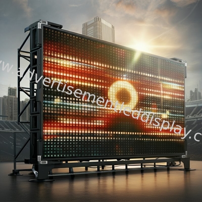 Ανθεκτική σιδερένια οθόνη LED 192x192mm Μέγεθος ενότητας 100 χρόνια διάρκεια ζωής για διαφήμιση επιπτώσεων